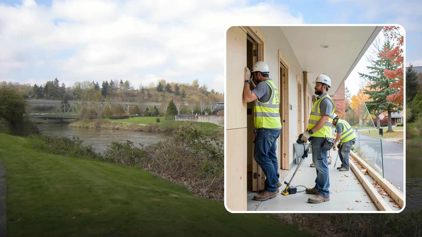 Public Building Carpentry in Tukwila, King County, WA - Rough and finish carpentry for public buildings, from framing repairs to trim and casework.