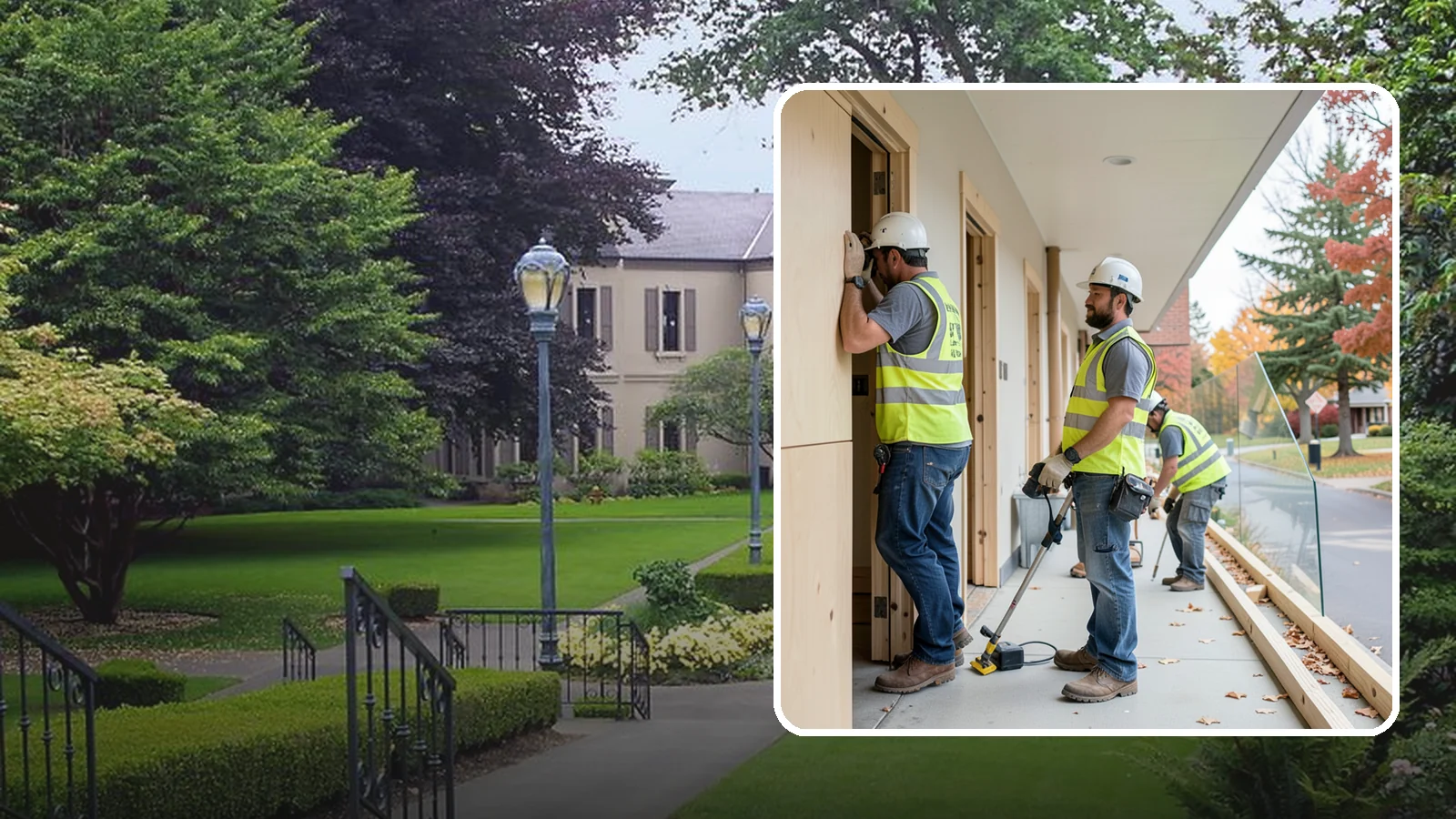 Public Building Carpentry in Woodinville, King County, WA - Rough and finish carpentry for public buildings, from framing repairs to trim and casework.