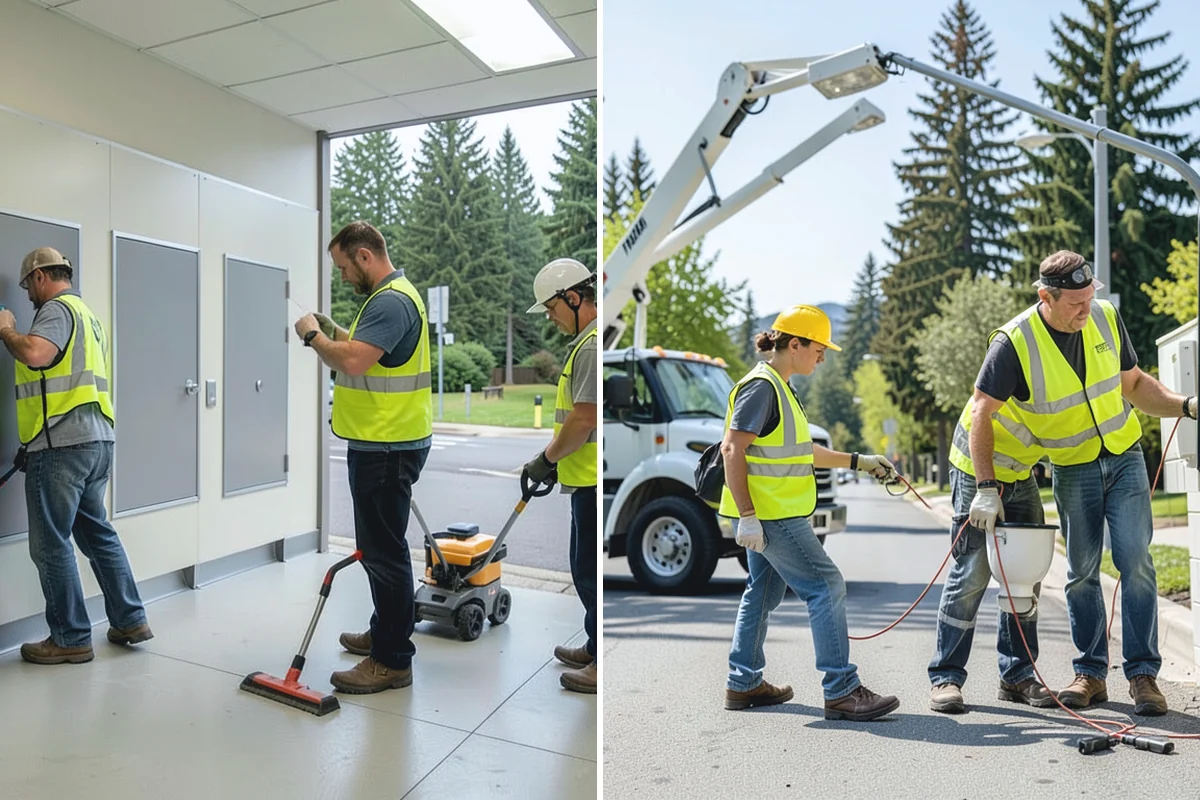 Public Building Janitorial in Beaux Arts Village, King County, WA - Walk each building and confirm scope, security access, and cleaning frequencies
