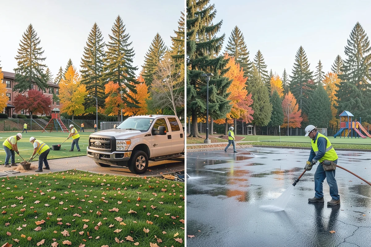 Public Building Janitorial in Bonney Lake, Pierce County, WA - Walk each building and confirm scope, security access, and cleaning frequencies