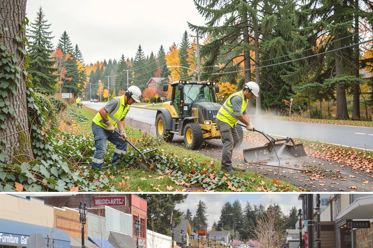 Public Building Janitorial in Bothell, King County, WA - Demand rises through the wet fall and winter months when tracked-in mud and moisture increase floor and entryway workloads.