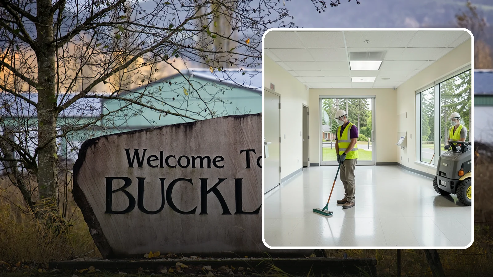 Public Building Janitorial in Buckley, Pierce County, WA - Recurring custodial service keeps city halls, community centers, and administrative offices clean, sanitary, and presentable for...