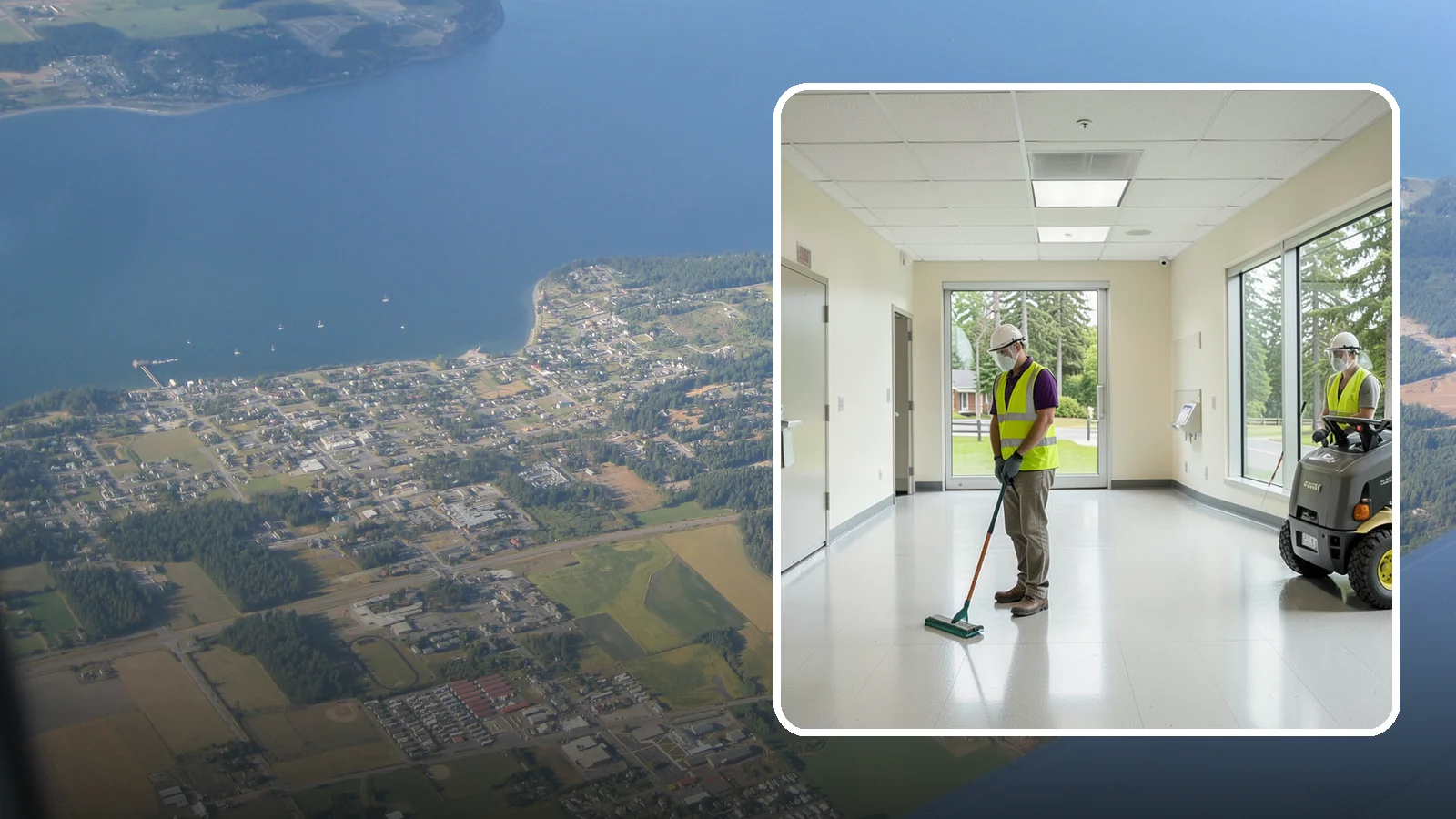 Public Building Janitorial in Coupeville, Island County, WA - Recurring custodial service keeps city halls, community centers, and administrative offices clean, sanitary, and presentable for...