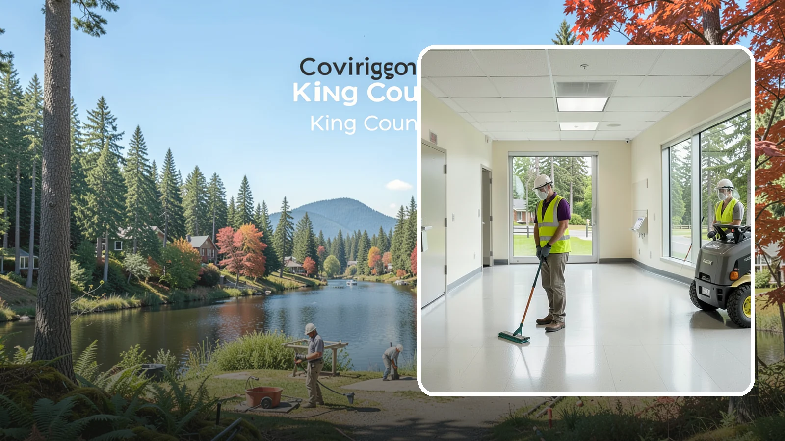 Public Building Janitorial in Covington, King County, WA - Recurring custodial service keeps city halls, community centers, and administrative offices clean, sanitary, and presentable for...