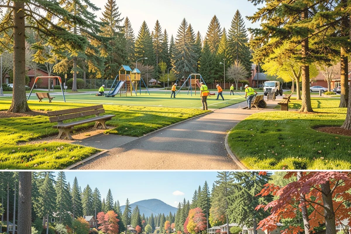 Public Building Janitorial in Covington, King County, WA - Demand rises through the wet fall and winter months when tracked-in mud and moisture increase floor and entryway workloads.