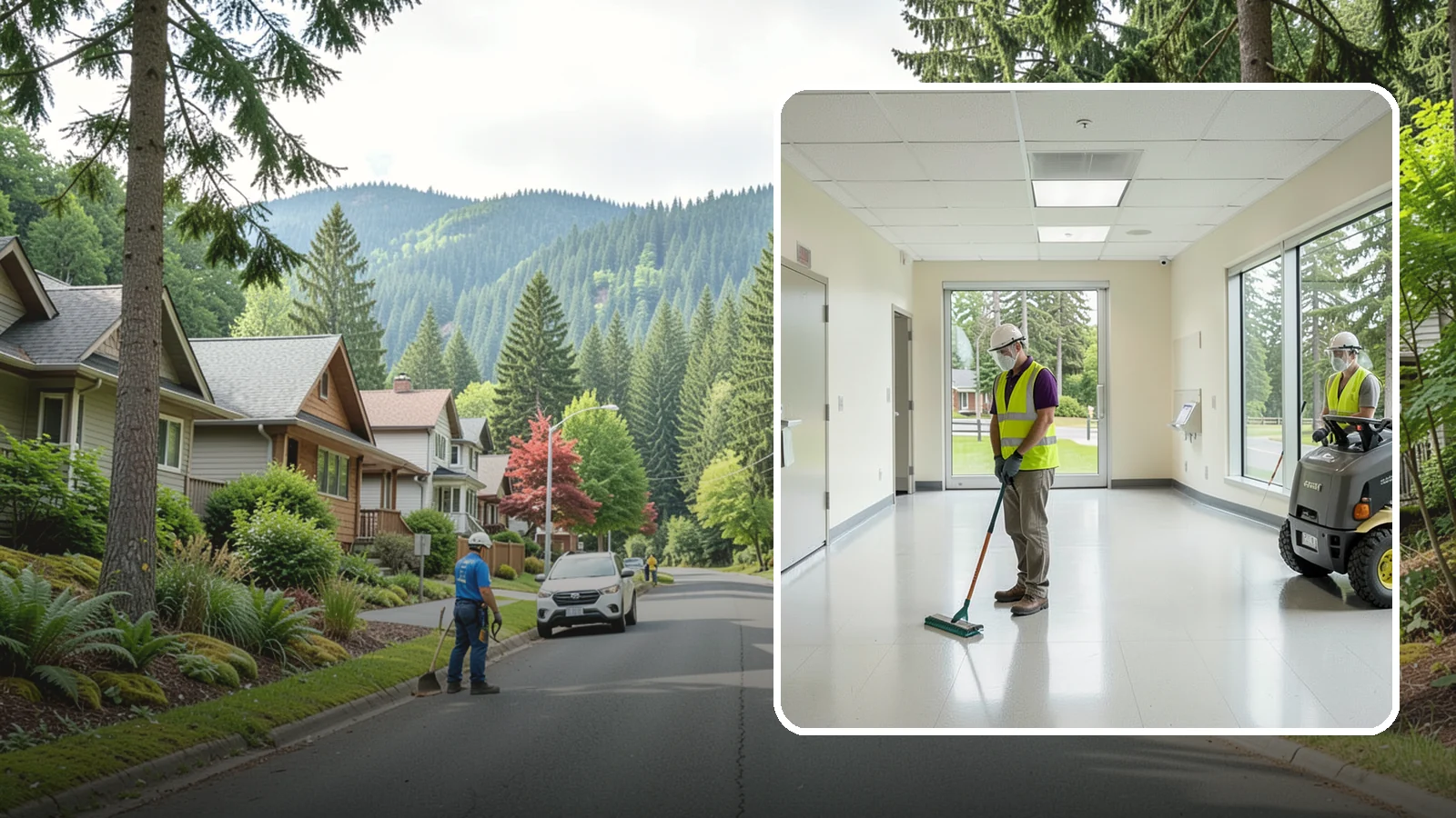 Public Building Janitorial in Darrington, Snohomish County, WA - Recurring custodial service keeps city halls, community centers, and administrative offices clean, sanitary, and presentable for...