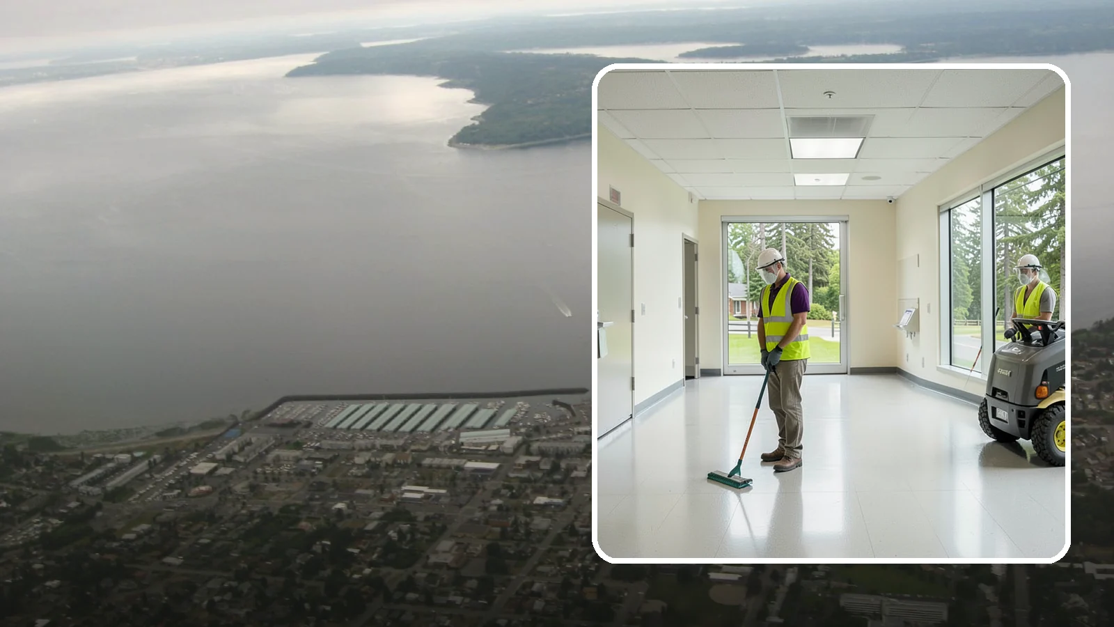 Public Building Janitorial in Des Moines, King County, WA - Recurring custodial service keeps city halls, community centers, and administrative offices clean, sanitary, and presentable for...