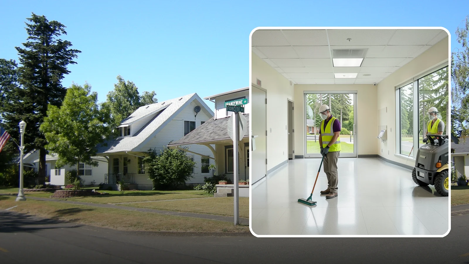 Public Building Janitorial in DuPont, Pierce County, WA - Recurring custodial service keeps city halls, community centers, and administrative offices clean, sanitary, and presentable for...