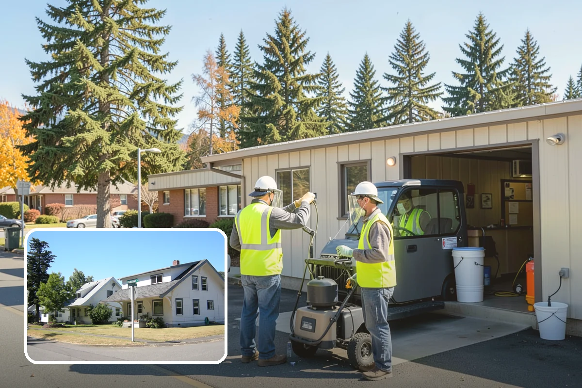 Public Building Janitorial in DuPont, Pierce County, WA - Consistent appearance for public-facing counters and council chambers