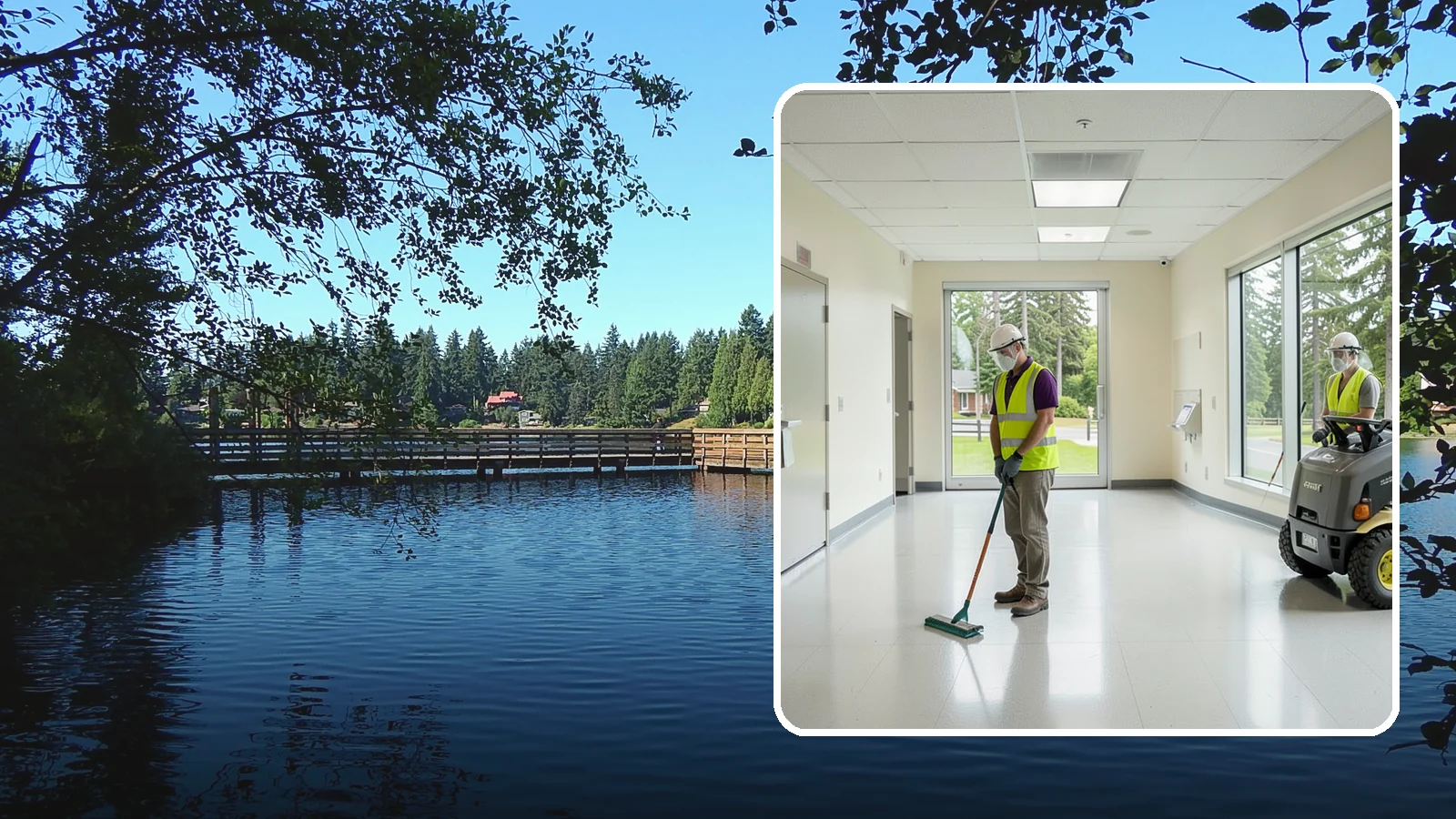 Public Building Janitorial in Federal Way, King County, WA - Recurring custodial service keeps city halls, community centers, and administrative offices clean, sanitary, and presentable for...
