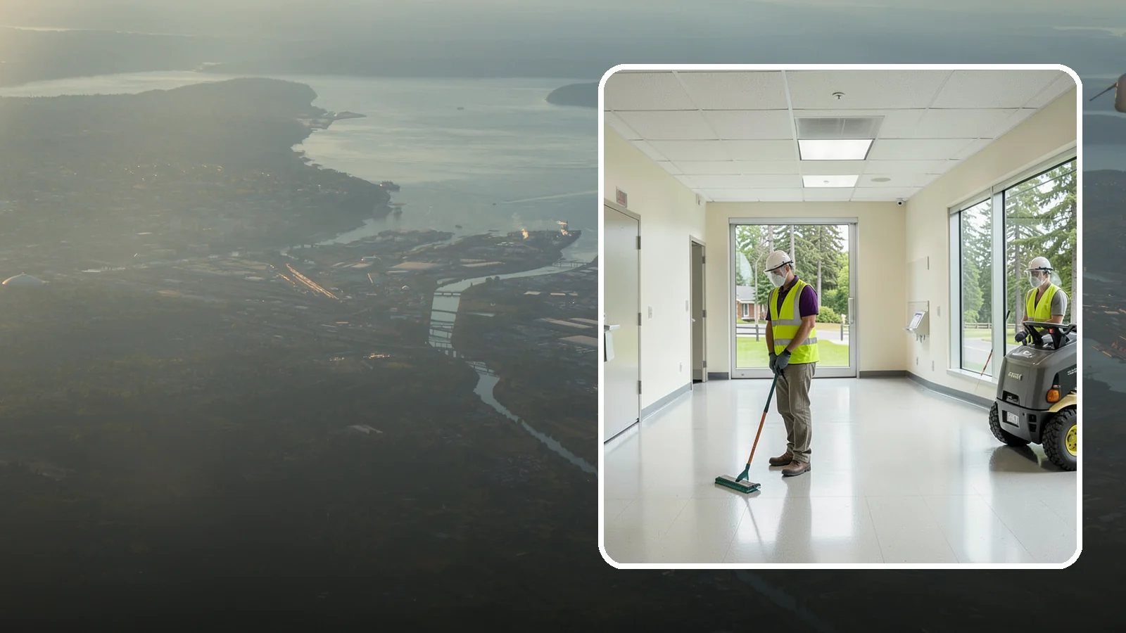 Public Building Janitorial in Fife, Pierce County, WA - Recurring custodial service keeps city halls, community centers, and administrative offices clean, sanitary, and presentable for...