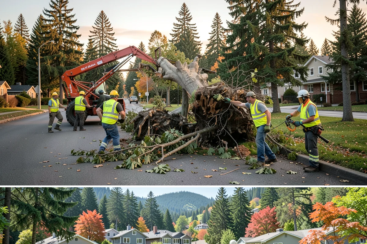Public Building Janitorial in Fircrest, Pierce County, WA - Demand rises through the wet fall and winter months when tracked-in mud and moisture increase floor and entryway workloads.