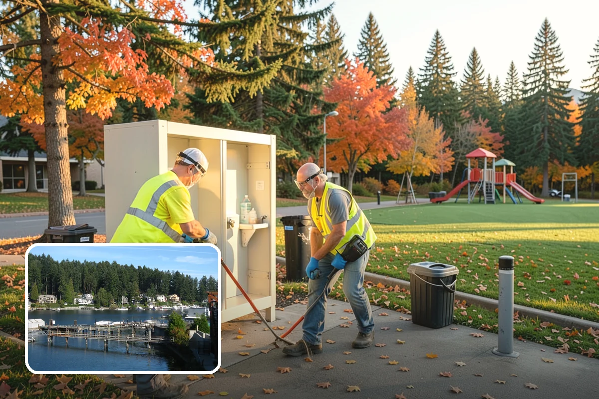 Public Building Janitorial in Gig Harbor, Pierce County, WA - Consistent appearance for public-facing counters and council chambers