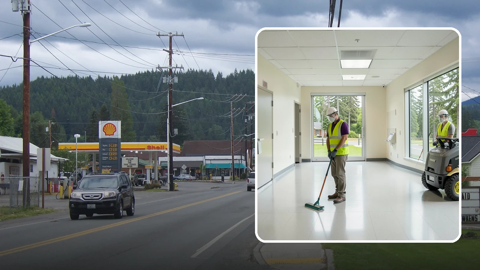 Public Building Janitorial in Granite Falls, Snohomish County, WA - Recurring custodial service keeps city halls, community centers, and administrative offices clean, sanitary, and presentable for...