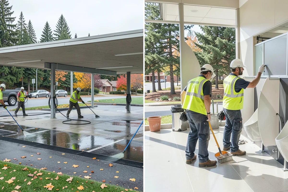 Public Building Janitorial in Hamilton, Skagit County, WA - Walk each building and confirm scope, security access, and cleaning frequencies