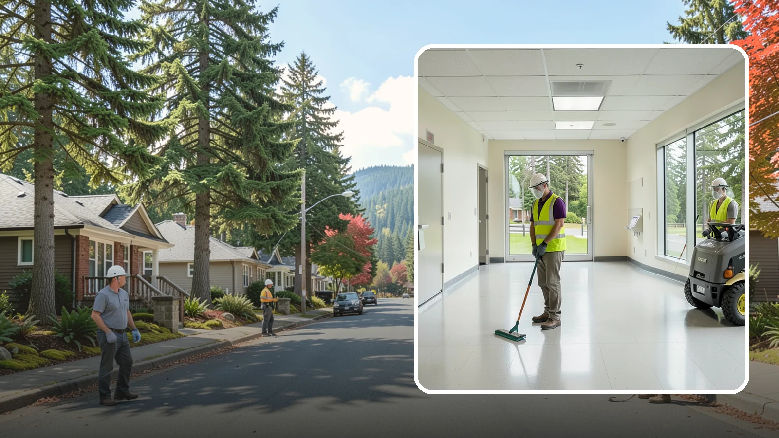 Public Building Janitorial in Hunts Point, King County, WA - Recurring custodial service keeps city halls, community centers, and administrative offices clean, sanitary, and presentable for...