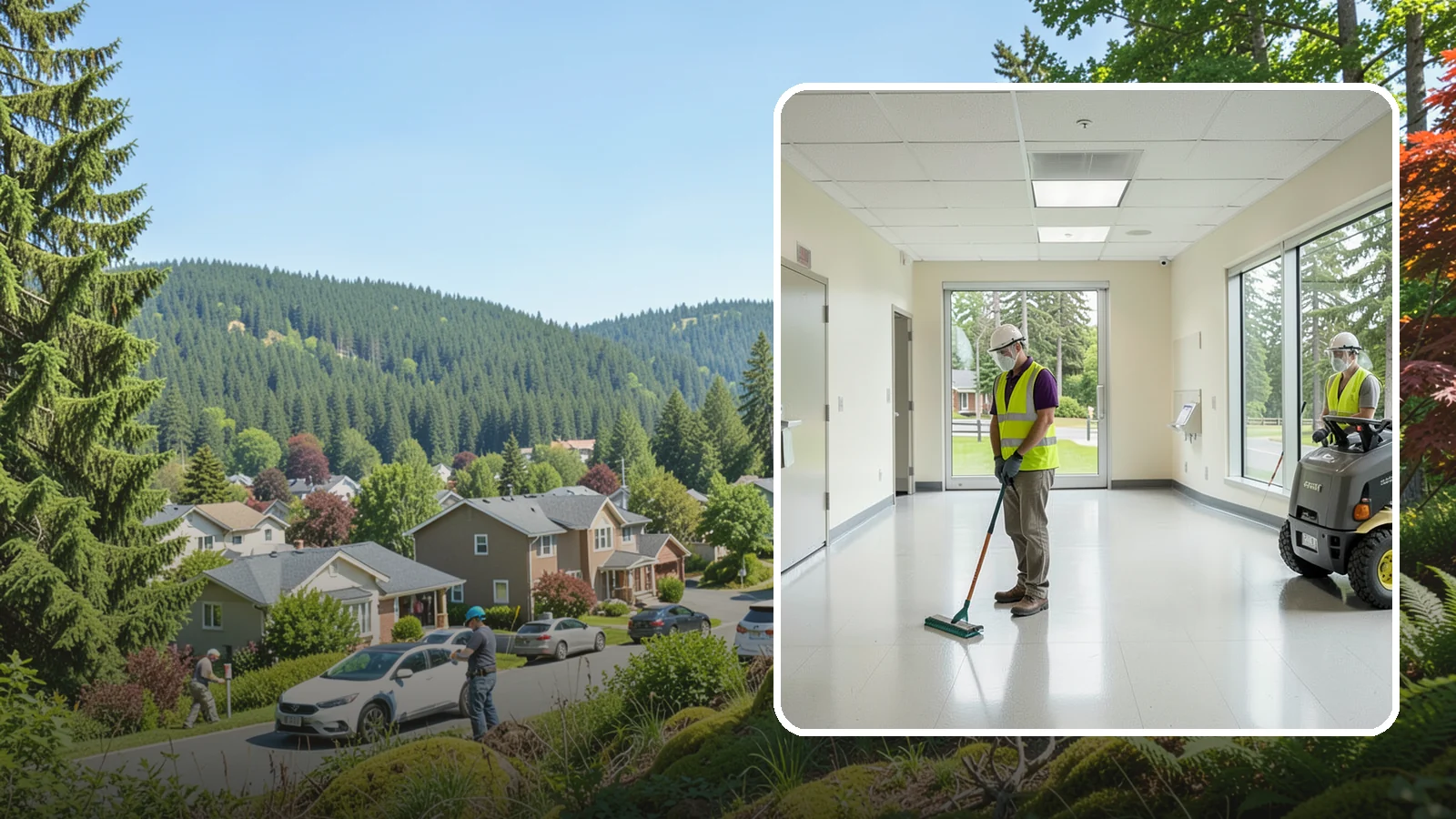Public Building Janitorial in Index, Snohomish County, WA - Recurring custodial service keeps city halls, community centers, and administrative offices clean, sanitary, and presentable for...