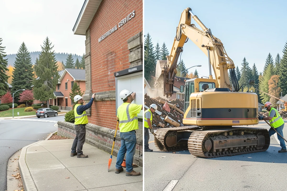 Public Building Janitorial in Lake Stevens, Snohomish County, WA - Walk each building and confirm scope, security access, and cleaning frequencies