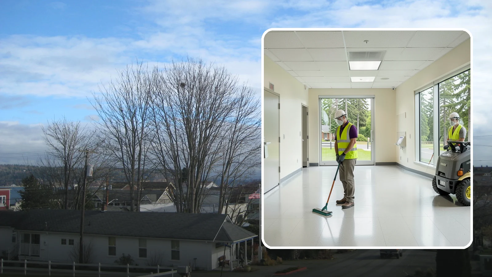 Public Building Janitorial in Langley, Island County, WA - Recurring custodial service keeps city halls, community centers, and administrative offices clean, sanitary, and presentable for...