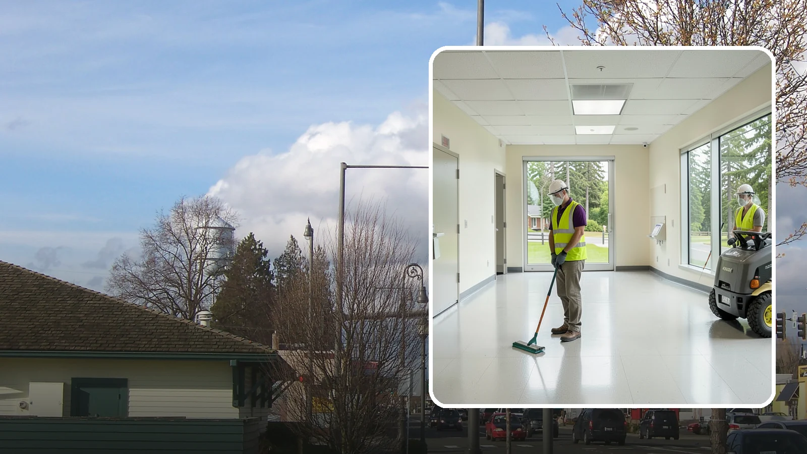 Public Building Janitorial in Marysville, Snohomish County, WA - Recurring custodial service keeps city halls, community centers, and administrative offices clean, sanitary, and presentable for...