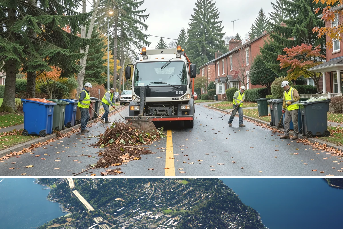 Public Building Janitorial in Mercer Island, King County, WA - Demand rises through the wet fall and winter months when tracked-in mud and moisture increase floor and entryway workloads.