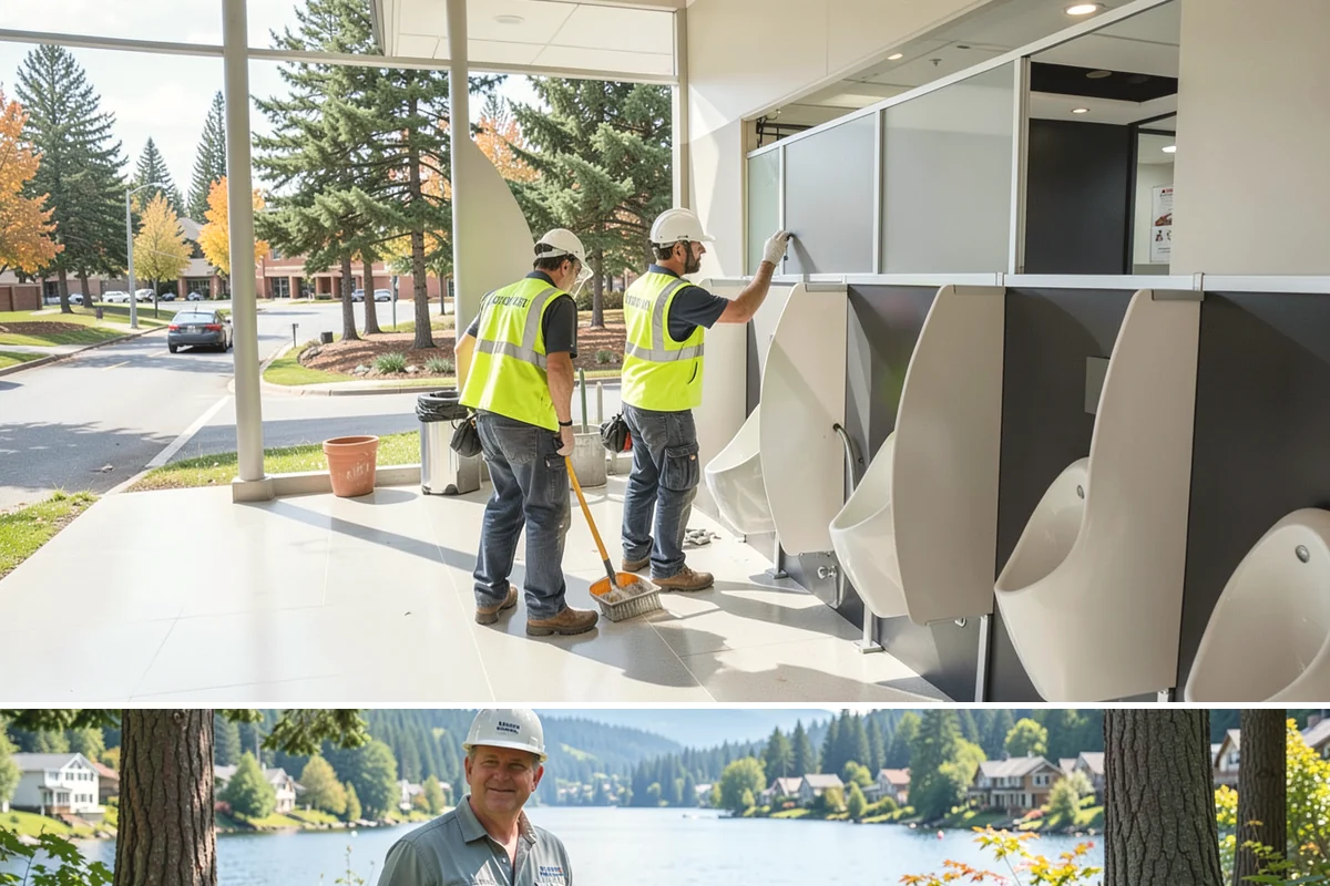 Public Building Janitorial in Milton, King County, WA - Demand rises through the wet fall and winter months when tracked-in mud and moisture increase floor and entryway workloads.