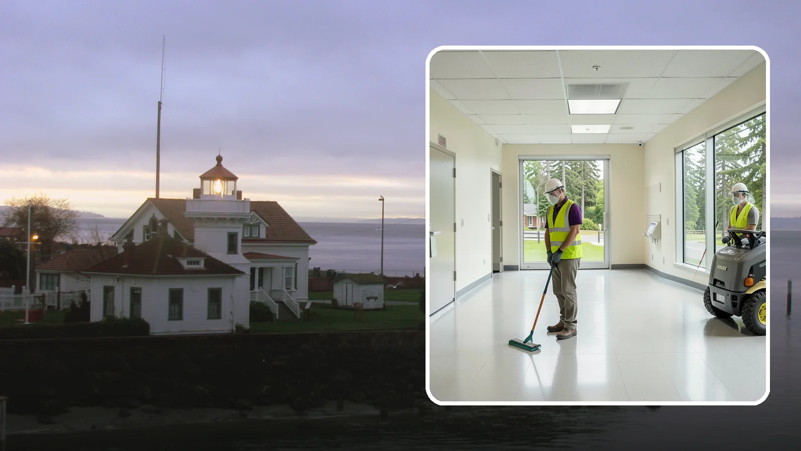 Public Building Janitorial in Mukilteo, Snohomish County, WA - Recurring custodial service keeps city halls, community centers, and administrative offices clean, sanitary, and presentable for...