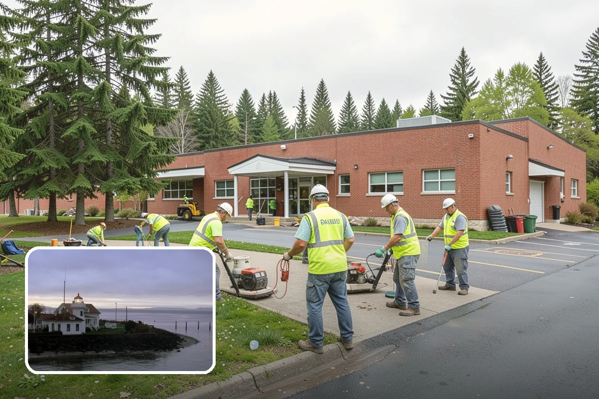 Public Building Janitorial in Mukilteo, Snohomish County, WA - Consistent appearance for public-facing counters and council chambers