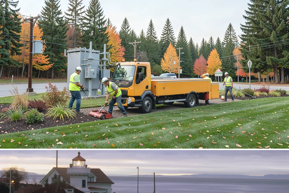 Public Building Janitorial in Mukilteo, Snohomish County, WA - Demand rises through the wet fall and winter months when tracked-in mud and moisture increase floor and entryway workloads.