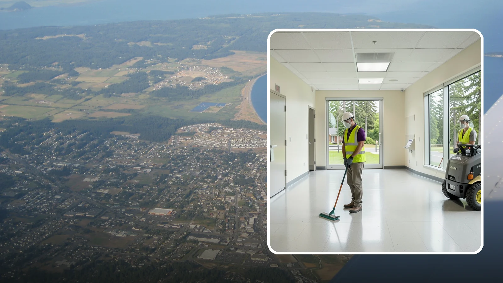 Public Building Janitorial in Oak Harbor, Island County, WA - Recurring custodial service keeps city halls, community centers, and administrative offices clean, sanitary, and presentable for...