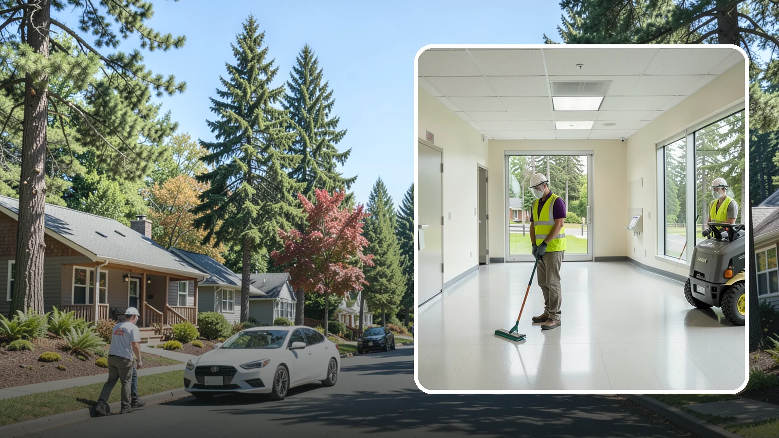 Public Building Janitorial in Orting, Pierce County, WA - Recurring custodial service keeps city halls, community centers, and administrative offices clean, sanitary, and presentable for...