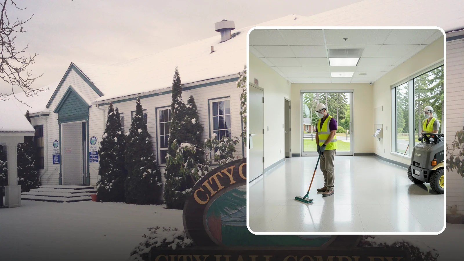 Public Building Janitorial in Pacific, King County, WA - Recurring custodial service keeps city halls, community centers, and administrative offices clean, sanitary, and presentable for...