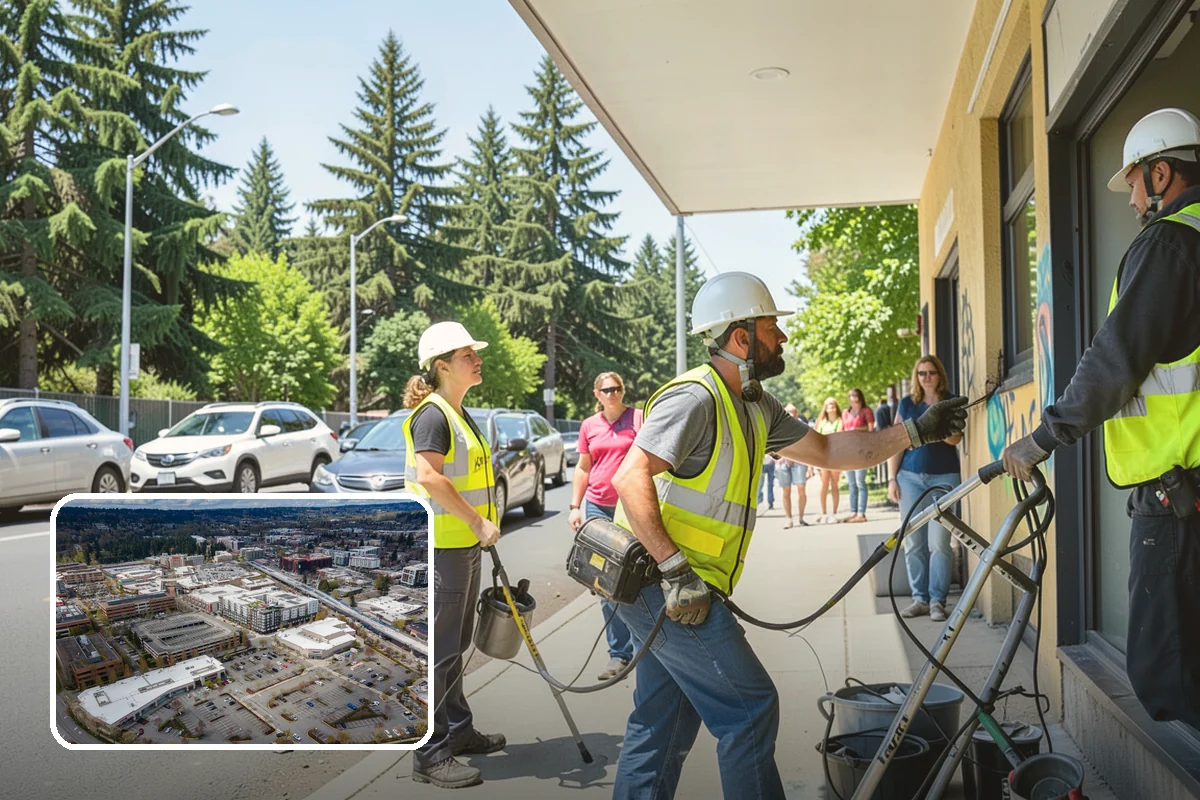 Public Building Janitorial in Redmond, King County, WA - Consistent appearance for public-facing counters and council chambers