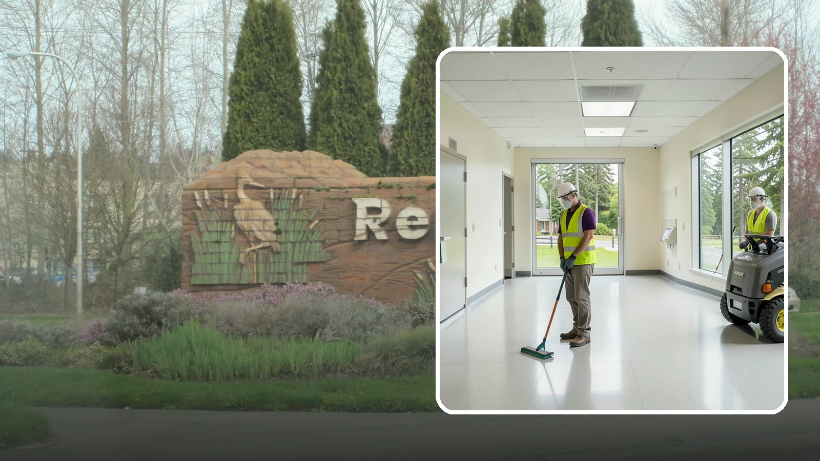 Public Building Janitorial in Renton, King County, WA - Recurring custodial service keeps city halls, community centers, and administrative offices clean, sanitary, and presentable for...