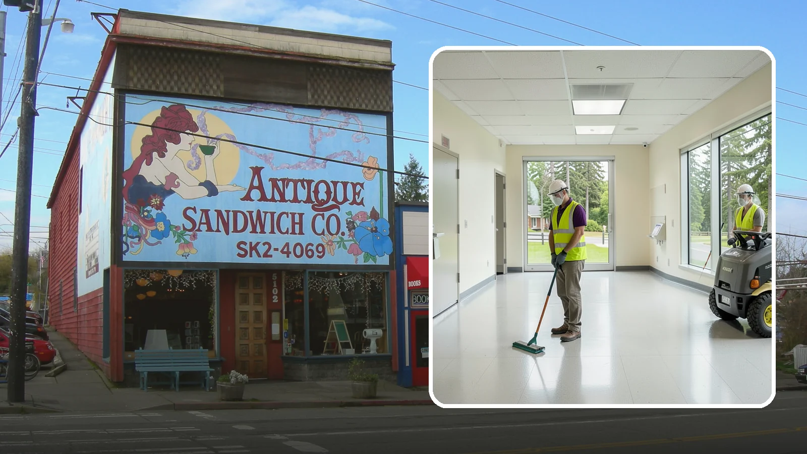 Public Building Janitorial in Ruston, Pierce County, WA - Recurring custodial service keeps city halls, community centers, and administrative offices clean, sanitary, and presentable for...