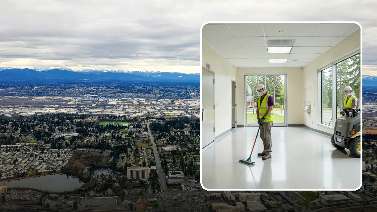 Public Building Janitorial in SeaTac, King County, WA - Recurring custodial service keeps city halls, community centers, and administrative offices clean, sanitary, and presentable for...