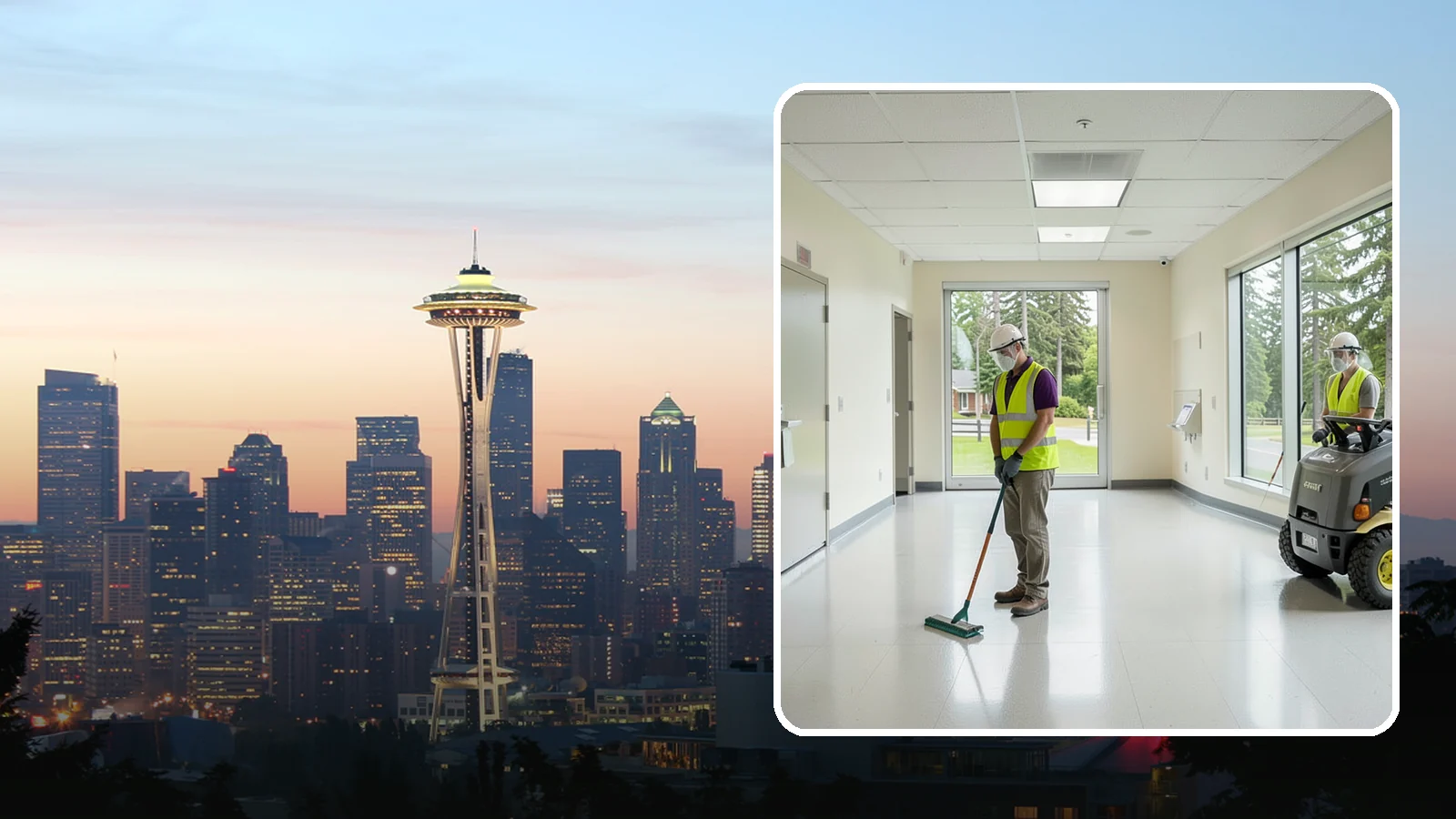 Public Building Janitorial in Seattle, King County, WA - Recurring custodial service keeps city halls, community centers, and administrative offices clean, sanitary, and presentable for...