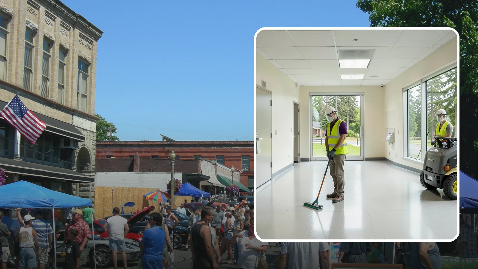 Public Building Janitorial in Snohomish, Snohomish County, WA - Recurring custodial service keeps city halls, community centers, and administrative offices clean, sanitary, and presentable for...