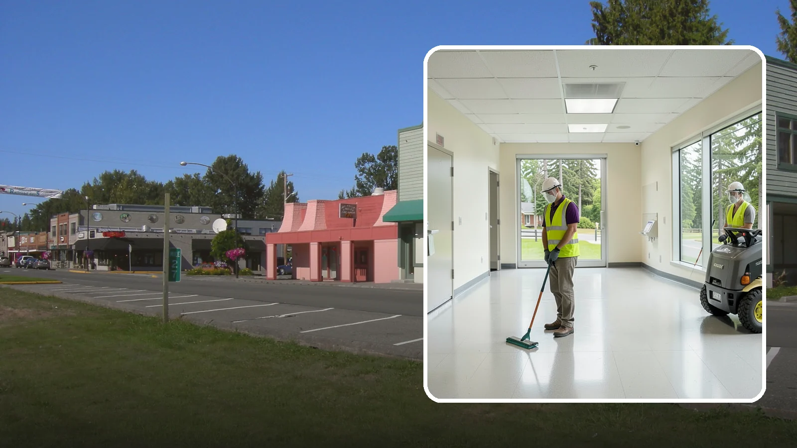 Public Building Janitorial in Snoqualmie, King County, WA - Recurring custodial service keeps city halls, community centers, and administrative offices clean, sanitary, and presentable for...