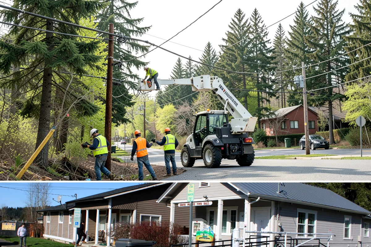 Public Building Janitorial in South Prairie, Pierce County, WA - Demand rises through the wet fall and winter months when tracked-in mud and moisture increase floor and entryway workloads.