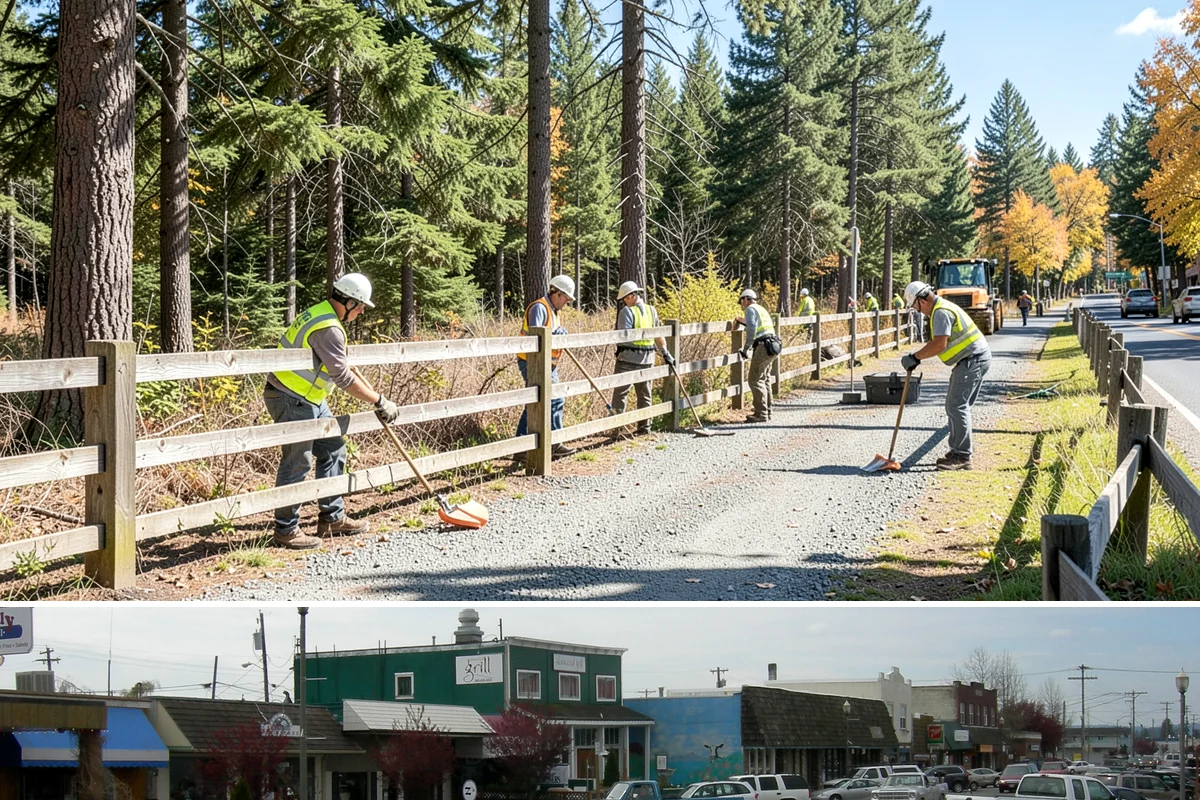 Public Building Janitorial in Stanwood, Snohomish County, WA - Demand rises through the wet fall and winter months when tracked-in mud and moisture increase floor and entryway workloads.