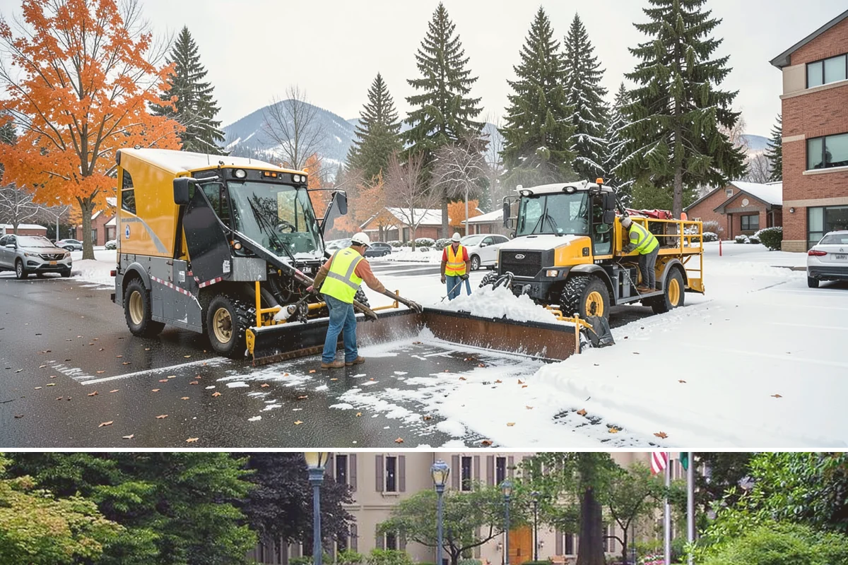 Public Building Janitorial in Woodinville, King County, WA - Demand rises through the wet fall and winter months when tracked-in mud and moisture increase floor and entryway workloads.
