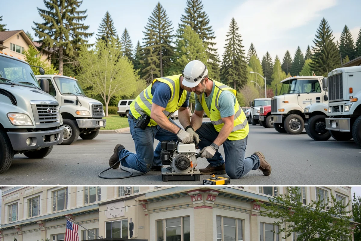 Public Building Maintenance in Anacortes, Skagit County, WA - Demand shifts with the seasons, concentrating on heating in winter and cooling and ventilation in summer.