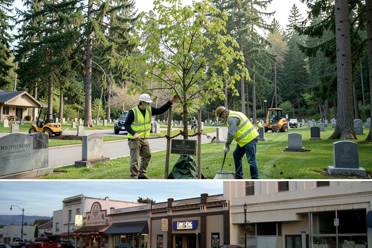 Public Building Maintenance in Burlington, Skagit County, WA - Demand shifts with the seasons, concentrating on heating in winter and cooling and ventilation in summer.