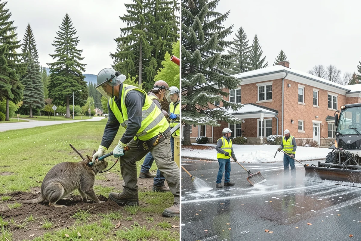 Public Building Maintenance in Carnation, King County, WA - Building walkthrough and deficiency documentation