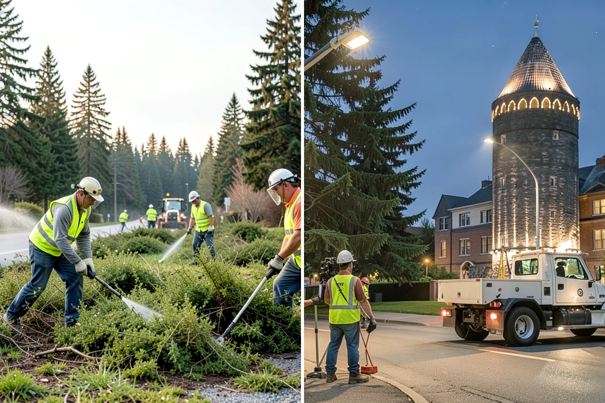Public Building Maintenance in Concrete, Skagit County, WA - Building walkthrough and deficiency documentation