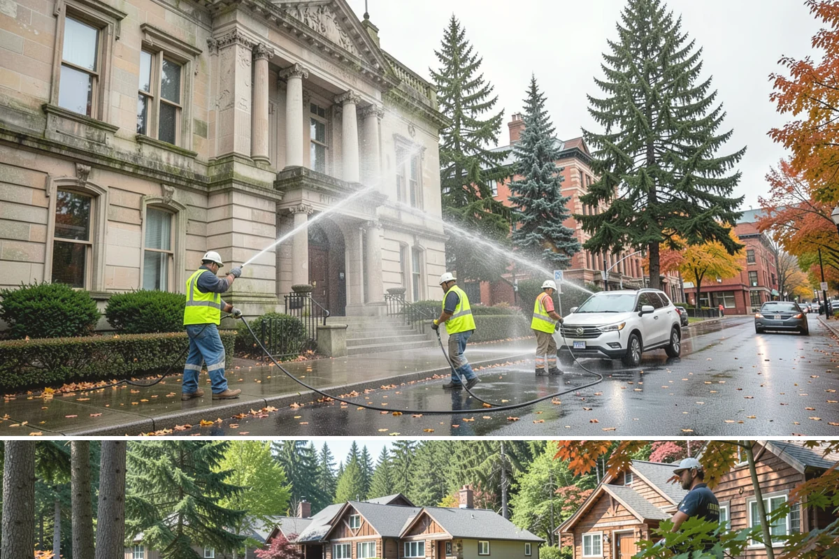 Public Building Maintenance in Edgewood, Pierce County, WA - Demand shifts with the seasons, concentrating on heating in winter and cooling and ventilation in summer.