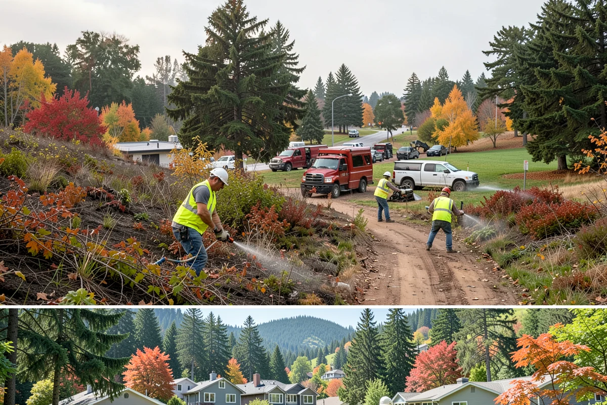Public Building Maintenance in Fircrest, Pierce County, WA - Demand shifts with the seasons, concentrating on heating in winter and cooling and ventilation in summer.