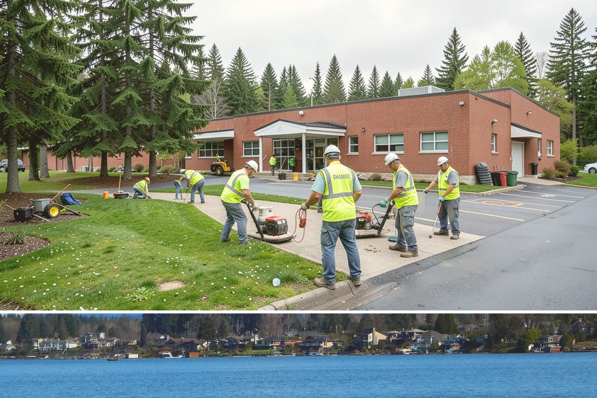 Public Building Maintenance in Lake Stevens, Snohomish County, WA - Demand shifts with the seasons, concentrating on heating in winter and cooling and ventilation in summer.