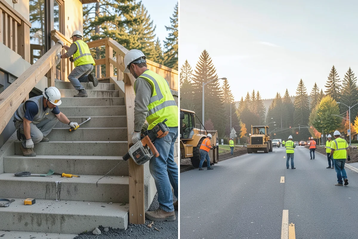 Public Building Maintenance in Medina, King County, WA - Building walkthrough and deficiency documentation